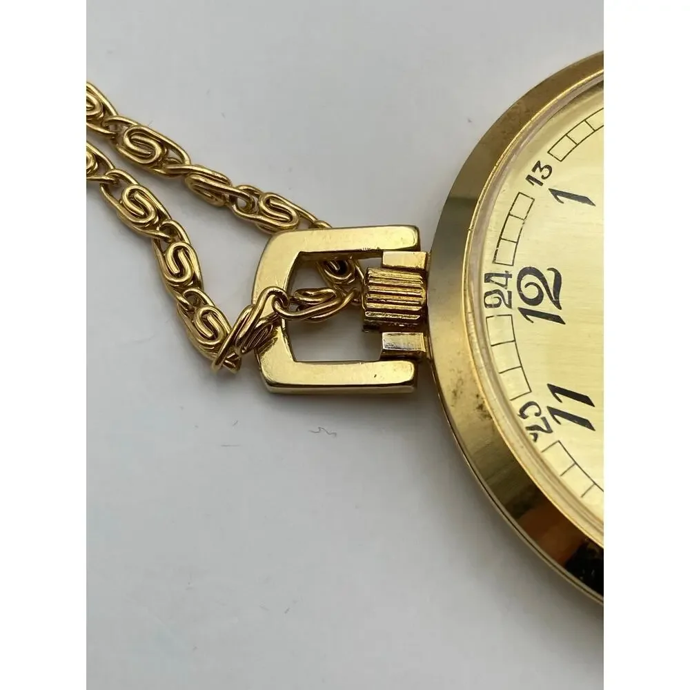 VTG Pocket Watch  Mechanical Bella Suisse Hong Kong 42mm Antimagnetic Runs *Read